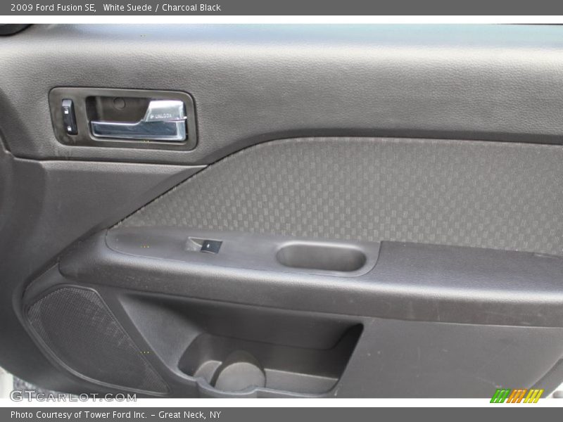 White Suede / Charcoal Black 2009 Ford Fusion SE