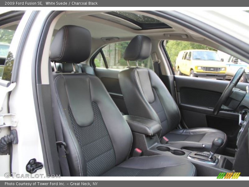 White Suede / Charcoal Black 2009 Ford Fusion SE