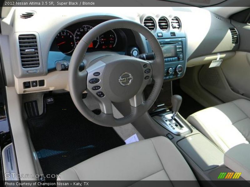 Super Black / Blonde 2012 Nissan Altima 3.5 SR