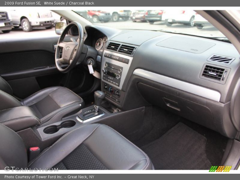 White Suede / Charcoal Black 2009 Ford Fusion SE