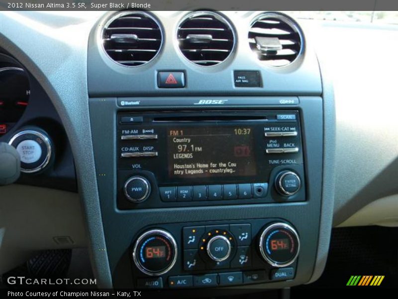 Super Black / Blonde 2012 Nissan Altima 3.5 SR