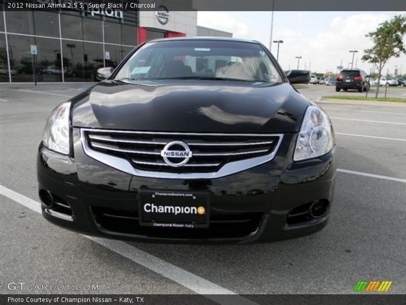 Super Black / Charcoal 2012 Nissan Altima 2.5 S