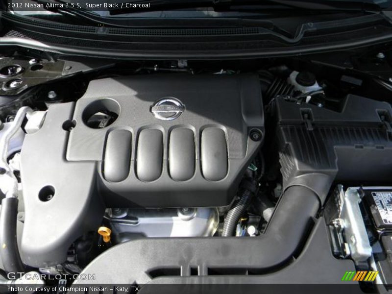 Super Black / Charcoal 2012 Nissan Altima 2.5 S