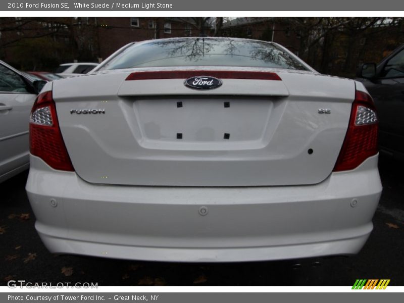 White Suede / Medium Light Stone 2010 Ford Fusion SE