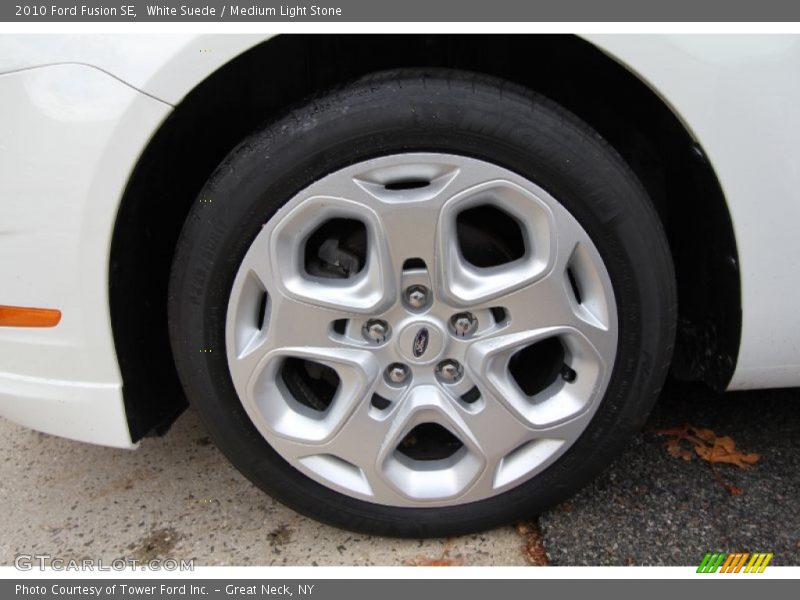 White Suede / Medium Light Stone 2010 Ford Fusion SE