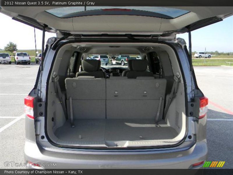 Platinum Graphite / Gray 2012 Nissan Quest 3.5 SV