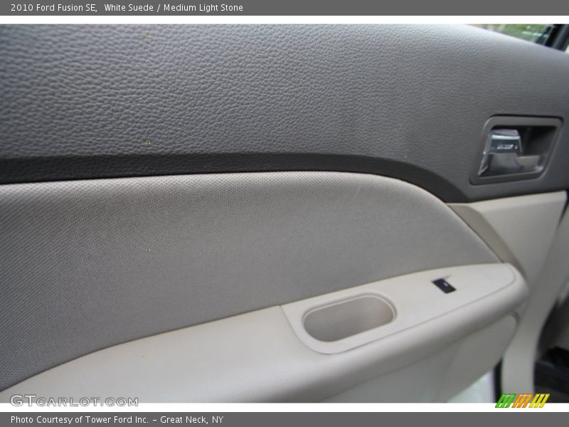 White Suede / Medium Light Stone 2010 Ford Fusion SE