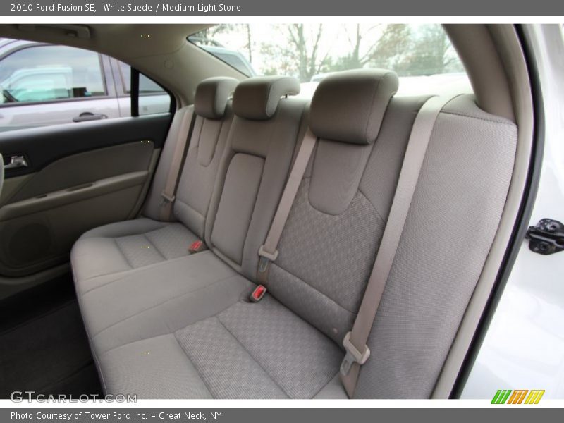 White Suede / Medium Light Stone 2010 Ford Fusion SE