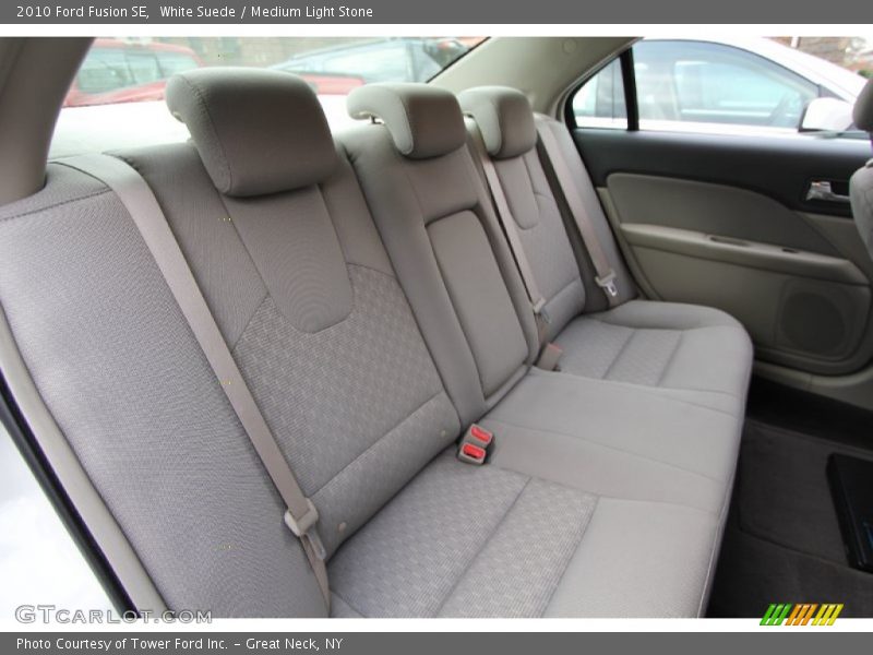 White Suede / Medium Light Stone 2010 Ford Fusion SE