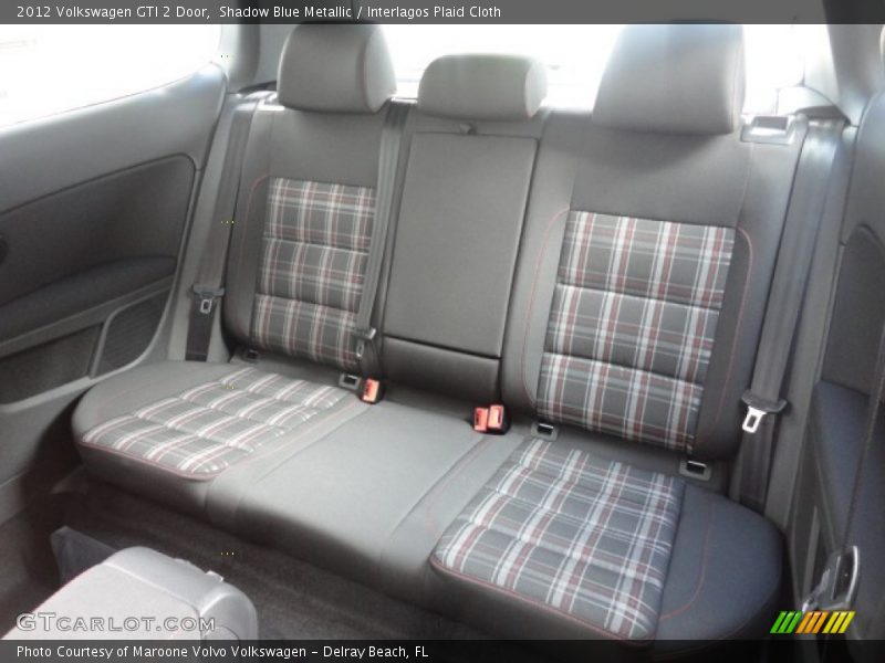 Shadow Blue Metallic / Interlagos Plaid Cloth 2012 Volkswagen GTI 2 Door