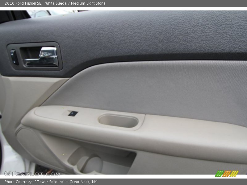White Suede / Medium Light Stone 2010 Ford Fusion SE