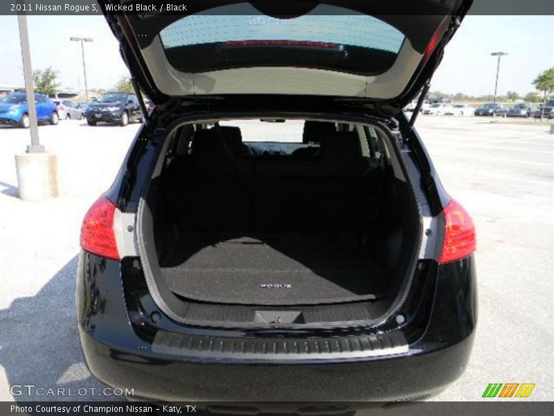 Wicked Black / Black 2011 Nissan Rogue S