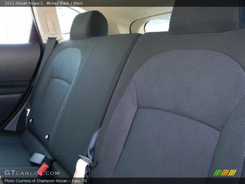 Wicked Black / Black 2011 Nissan Rogue S