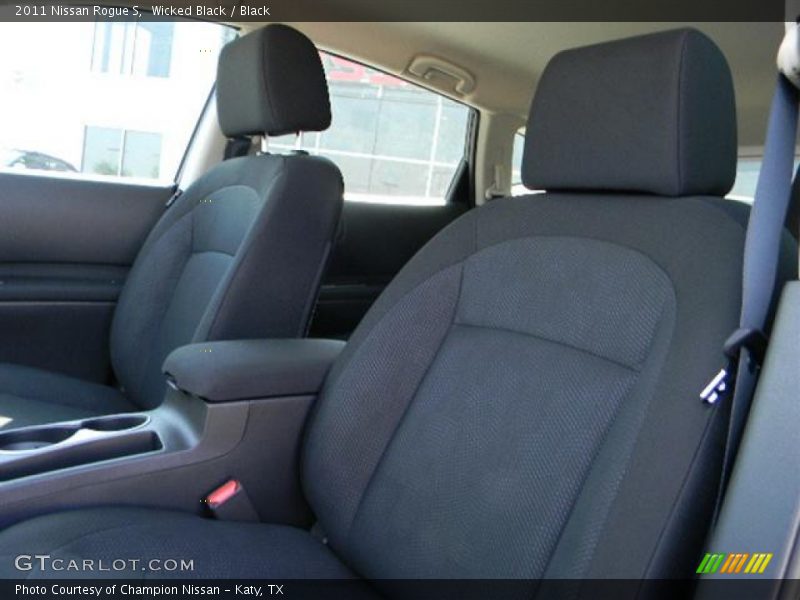 Wicked Black / Black 2011 Nissan Rogue S