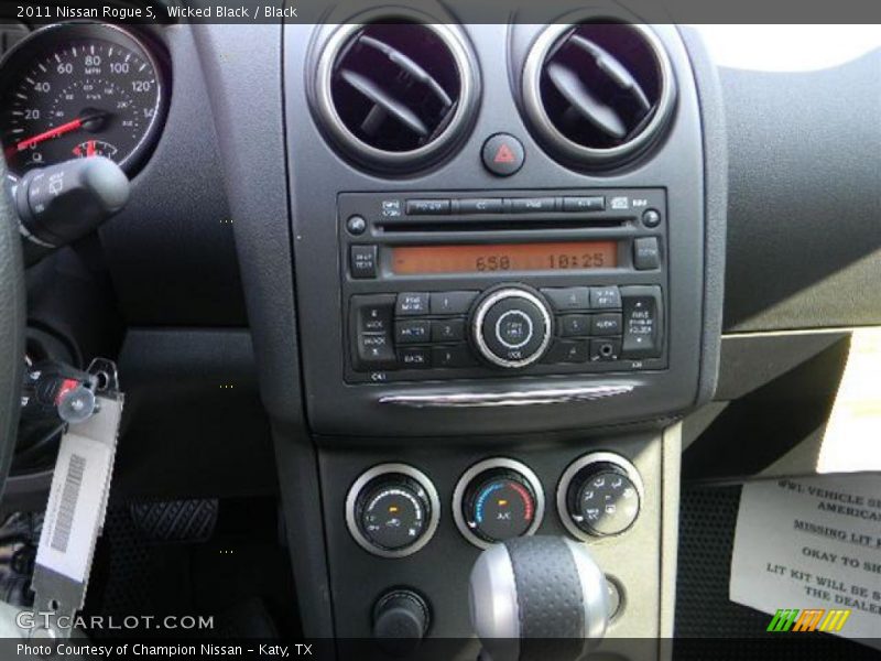 Wicked Black / Black 2011 Nissan Rogue S