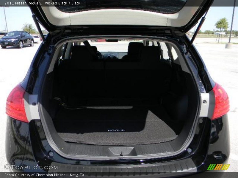Wicked Black / Black 2011 Nissan Rogue S