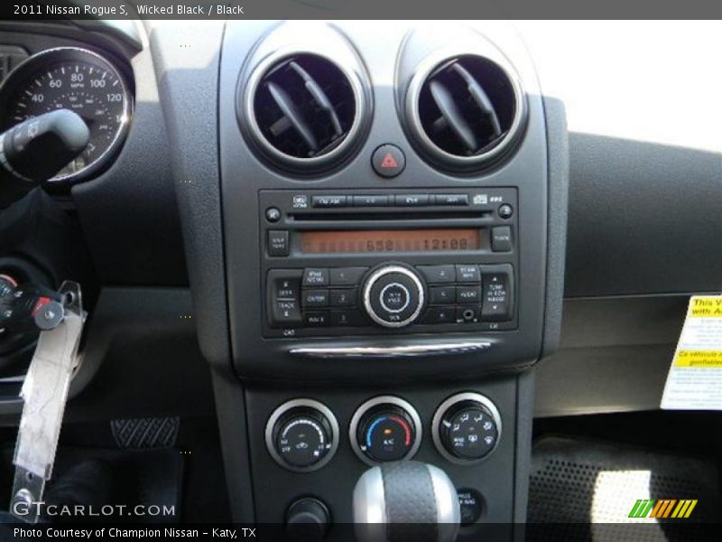 Wicked Black / Black 2011 Nissan Rogue S