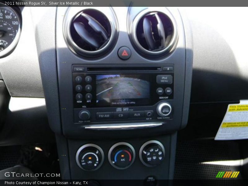 Silver Ice Metallic / Black 2011 Nissan Rogue SV