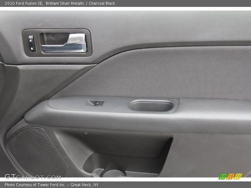 Brilliant Silver Metallic / Charcoal Black 2010 Ford Fusion SE
