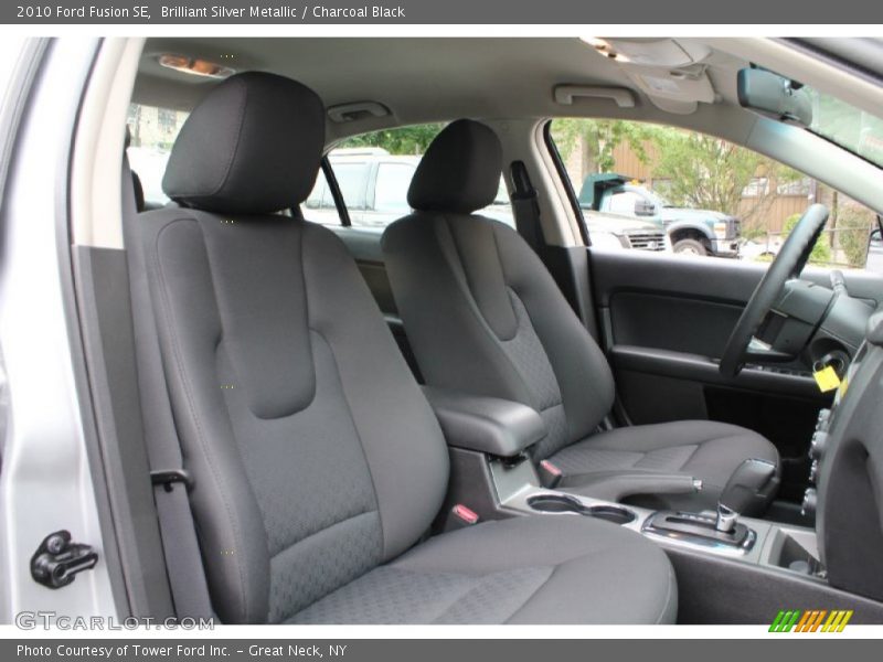 Brilliant Silver Metallic / Charcoal Black 2010 Ford Fusion SE