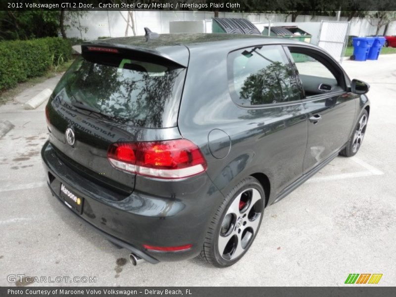 Carbon Steel Gray Metallic / Interlagos Plaid Cloth 2012 Volkswagen GTI 2 Door