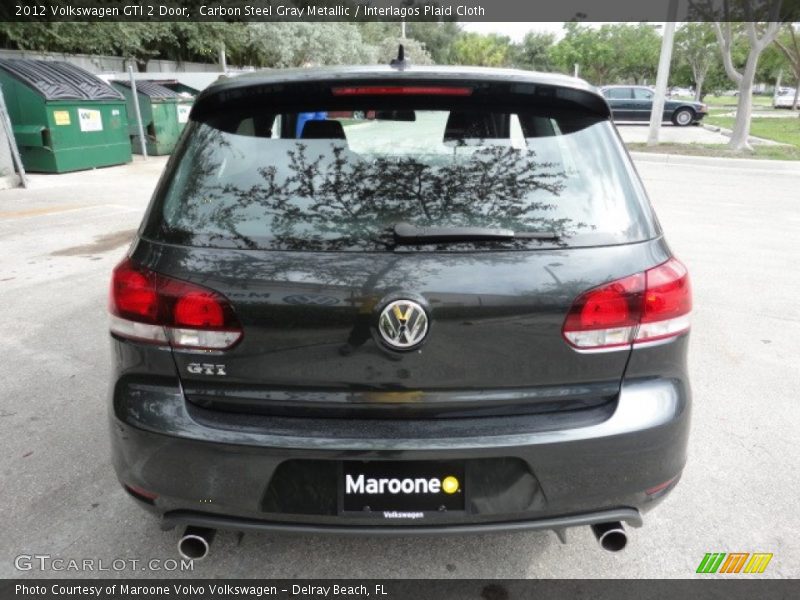 Carbon Steel Gray Metallic / Interlagos Plaid Cloth 2012 Volkswagen GTI 2 Door