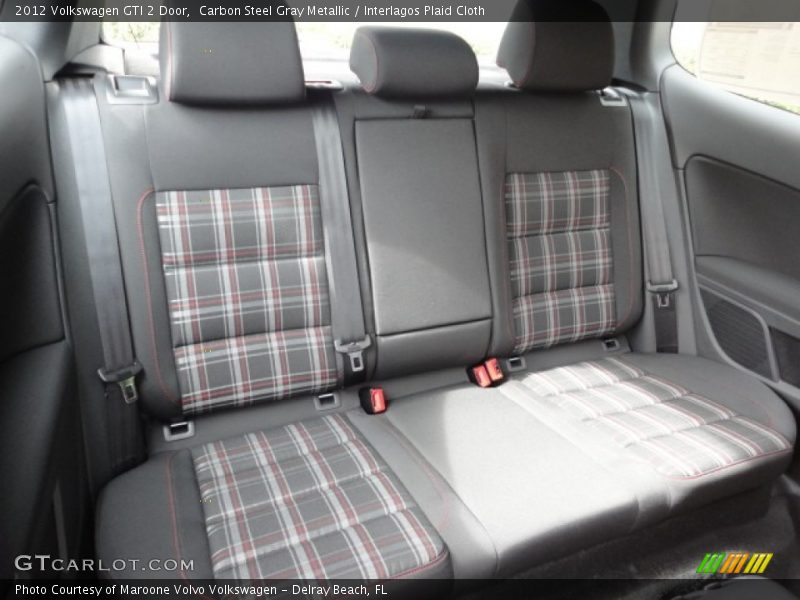  2012 GTI 2 Door Interlagos Plaid Cloth Interior