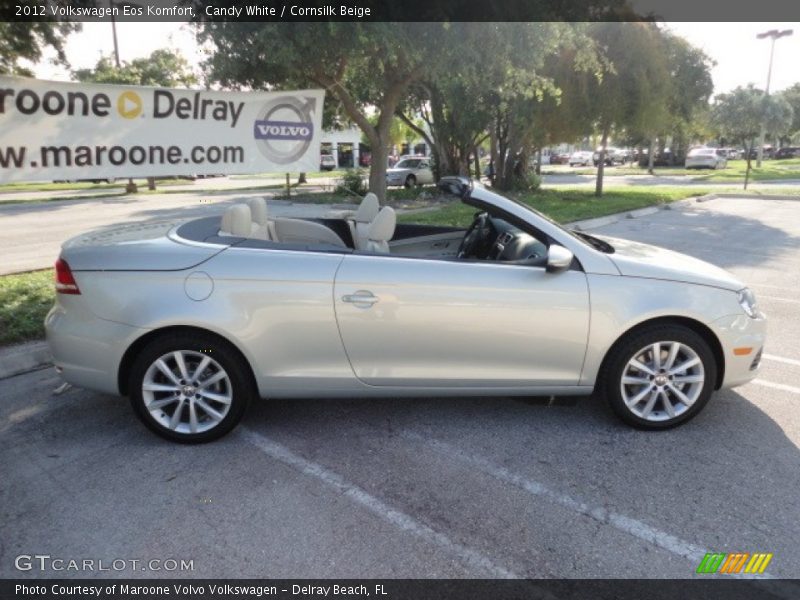 Candy White / Cornsilk Beige 2012 Volkswagen Eos Komfort