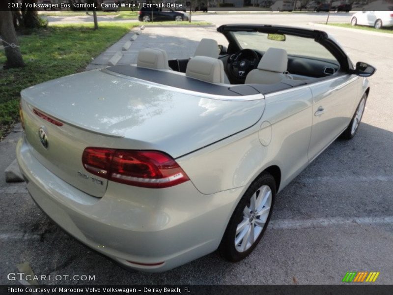 Candy White / Cornsilk Beige 2012 Volkswagen Eos Komfort