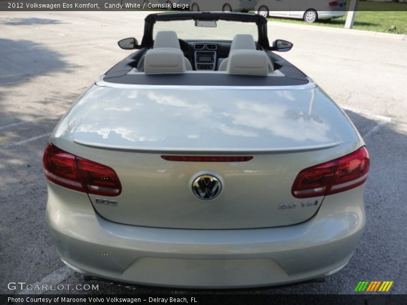 Candy White / Cornsilk Beige 2012 Volkswagen Eos Komfort