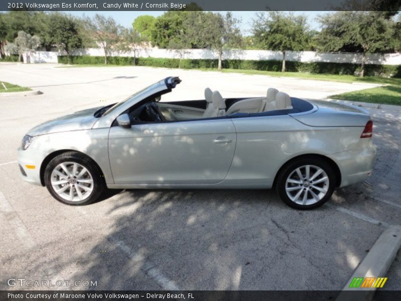 Candy White / Cornsilk Beige 2012 Volkswagen Eos Komfort