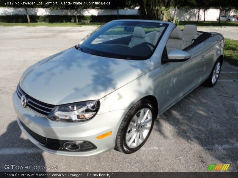 Candy White / Cornsilk Beige 2012 Volkswagen Eos Komfort