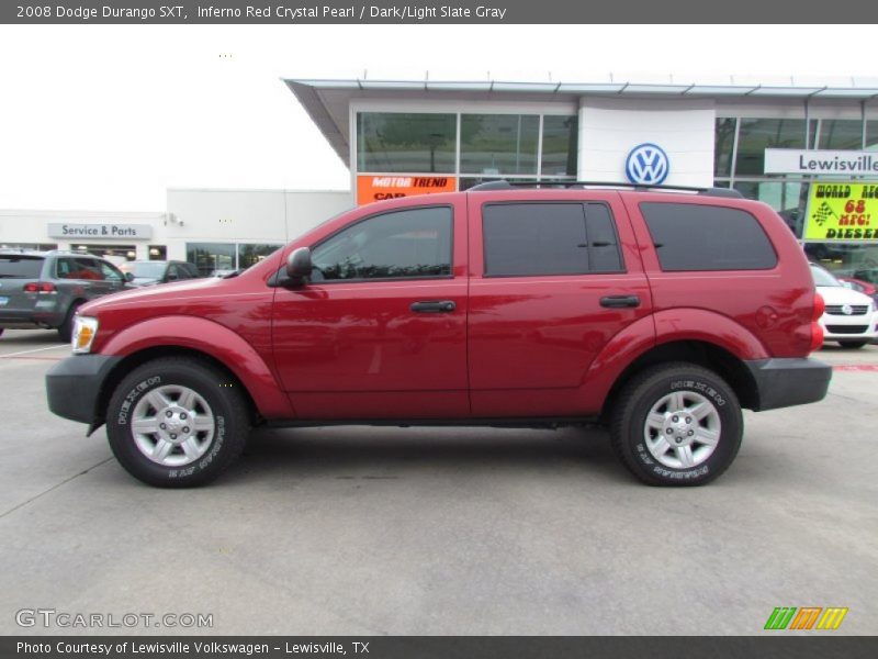 Inferno Red Crystal Pearl / Dark/Light Slate Gray 2008 Dodge Durango SXT