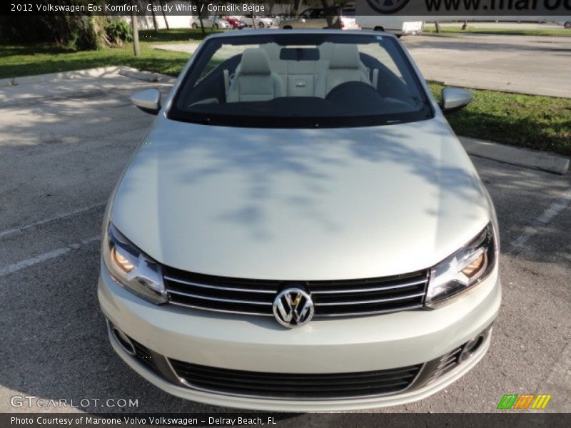 Candy White / Cornsilk Beige 2012 Volkswagen Eos Komfort