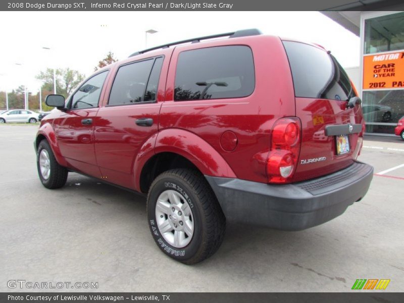 Inferno Red Crystal Pearl / Dark/Light Slate Gray 2008 Dodge Durango SXT