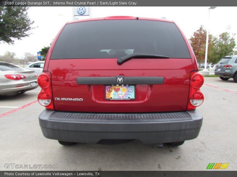 Inferno Red Crystal Pearl / Dark/Light Slate Gray 2008 Dodge Durango SXT