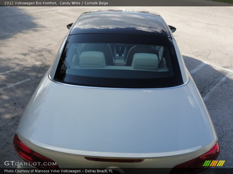 Candy White / Cornsilk Beige 2012 Volkswagen Eos Komfort