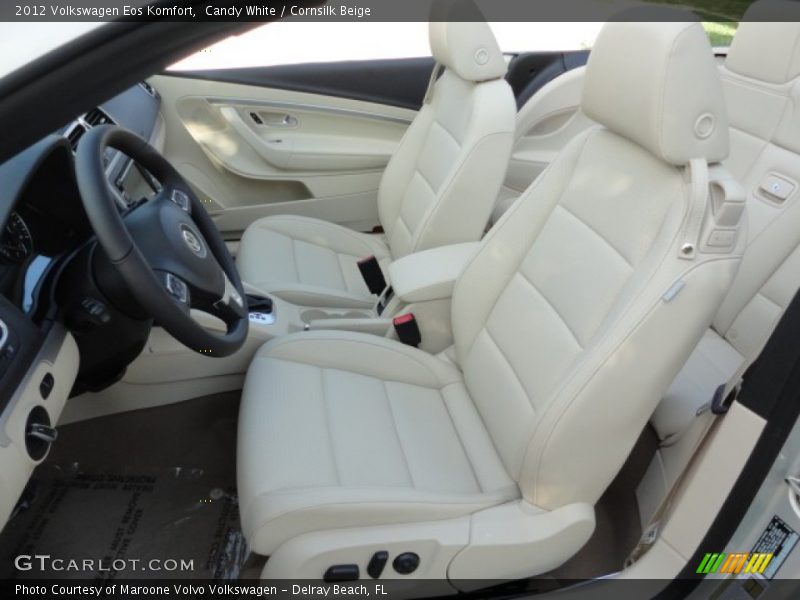 Candy White / Cornsilk Beige 2012 Volkswagen Eos Komfort