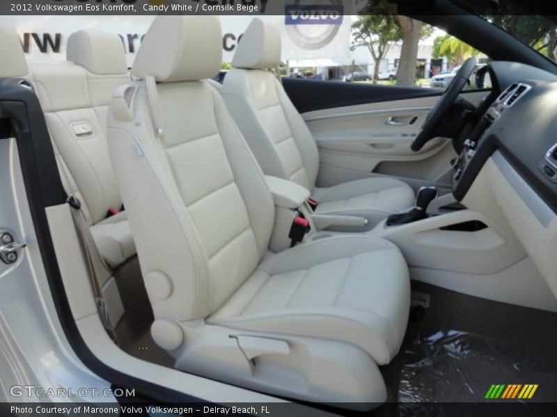 Candy White / Cornsilk Beige 2012 Volkswagen Eos Komfort