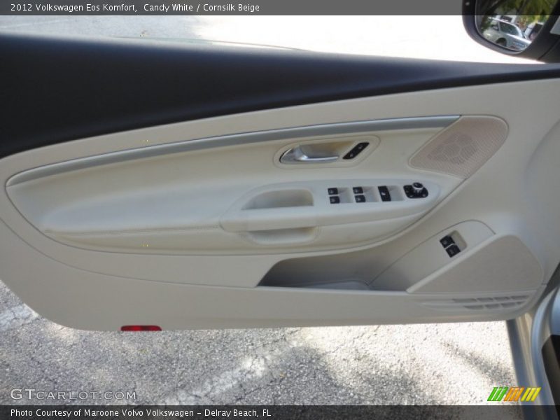 Candy White / Cornsilk Beige 2012 Volkswagen Eos Komfort