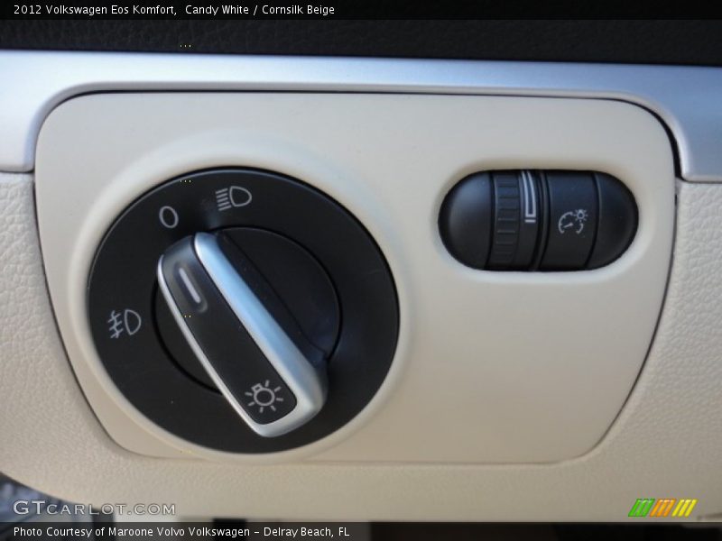 Candy White / Cornsilk Beige 2012 Volkswagen Eos Komfort