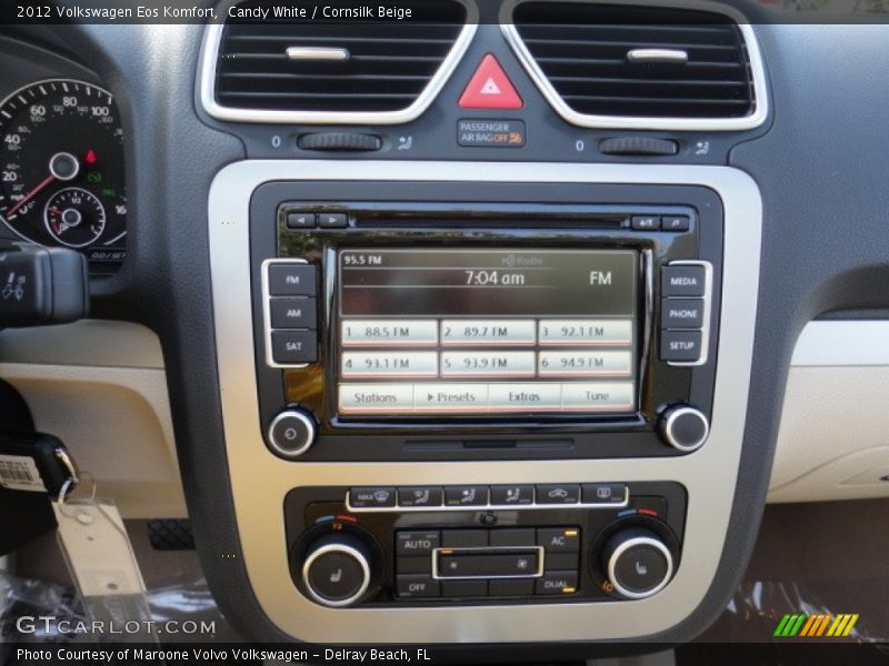 Candy White / Cornsilk Beige 2012 Volkswagen Eos Komfort