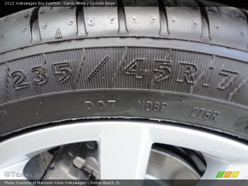 Candy White / Cornsilk Beige 2012 Volkswagen Eos Komfort