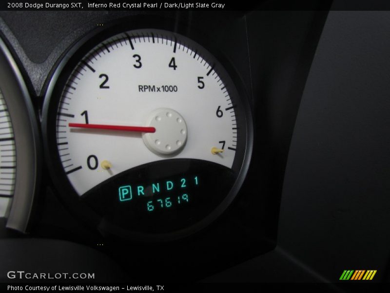Inferno Red Crystal Pearl / Dark/Light Slate Gray 2008 Dodge Durango SXT