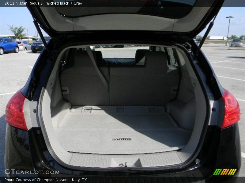 Wicked Black / Gray 2011 Nissan Rogue S