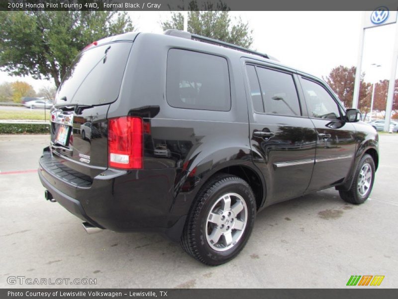 Formal Black / Gray 2009 Honda Pilot Touring 4WD