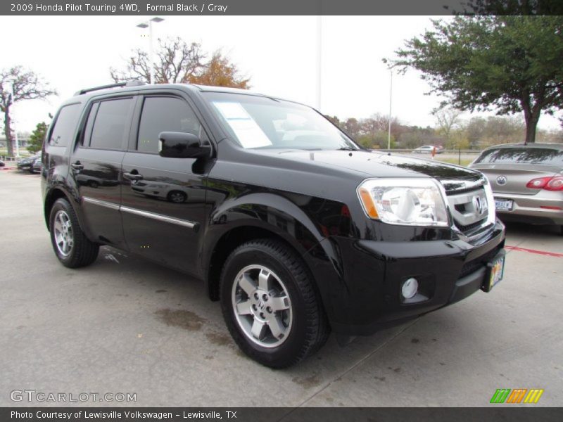 Formal Black / Gray 2009 Honda Pilot Touring 4WD