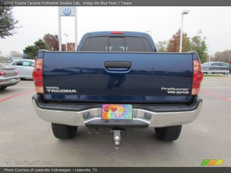 Indigo Ink Blue Pearl / Taupe 2005 Toyota Tacoma PreRunner Double Cab