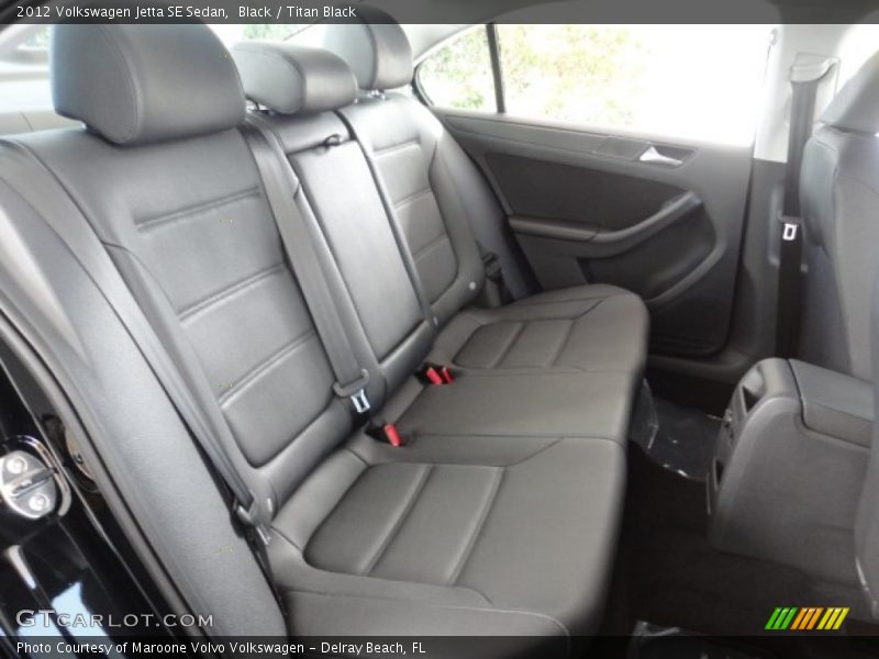 Black / Titan Black 2012 Volkswagen Jetta SE Sedan