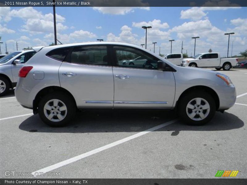 Silver Ice Metallic / Black 2011 Nissan Rogue S